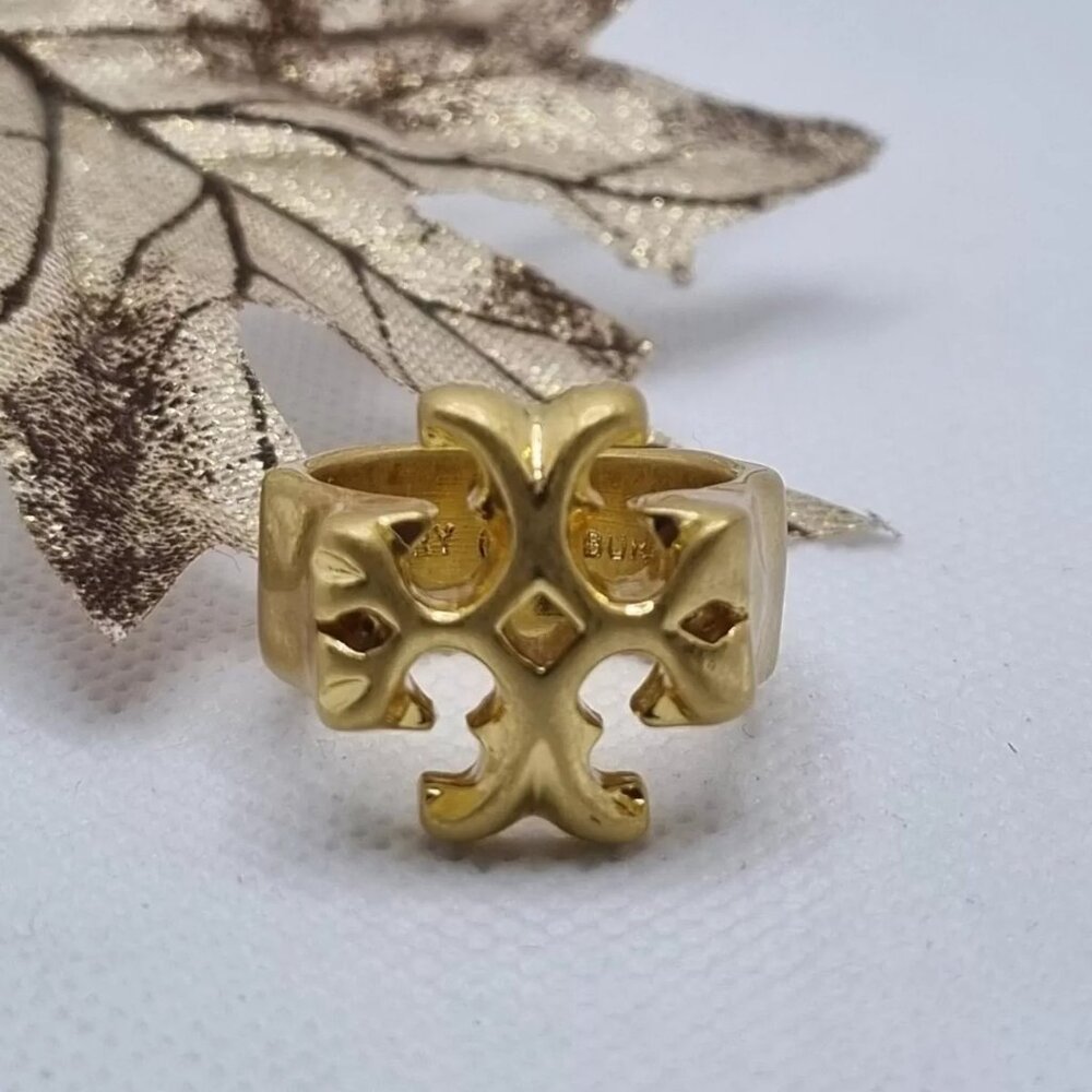Tory Burch Logo Ring Size 6